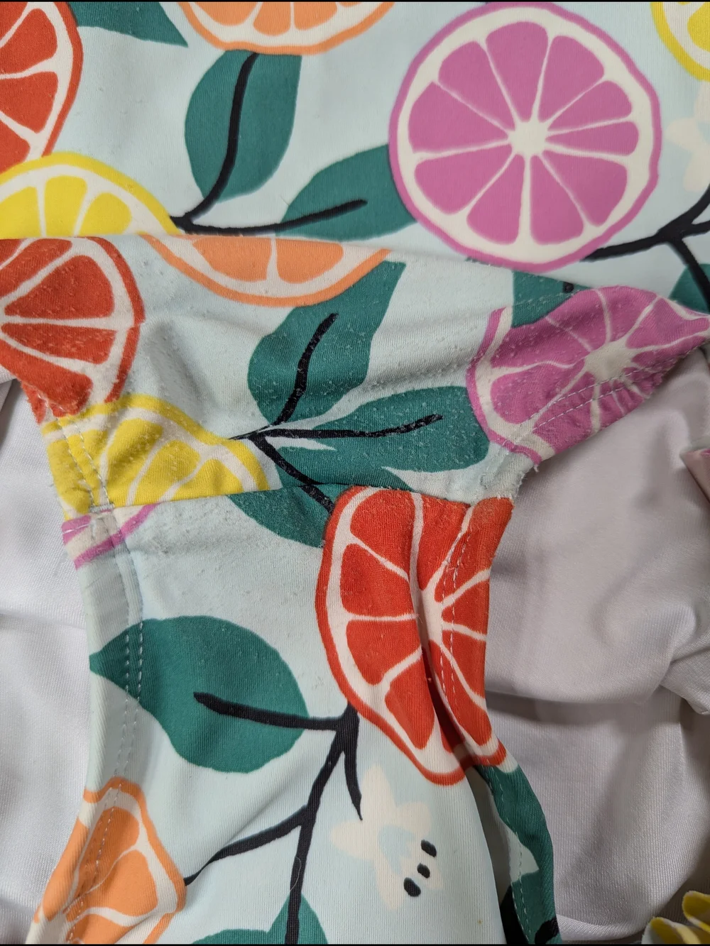 Bundle: Hanna Andersson 2T Swimsuit Set (Mermaid + Citrus)